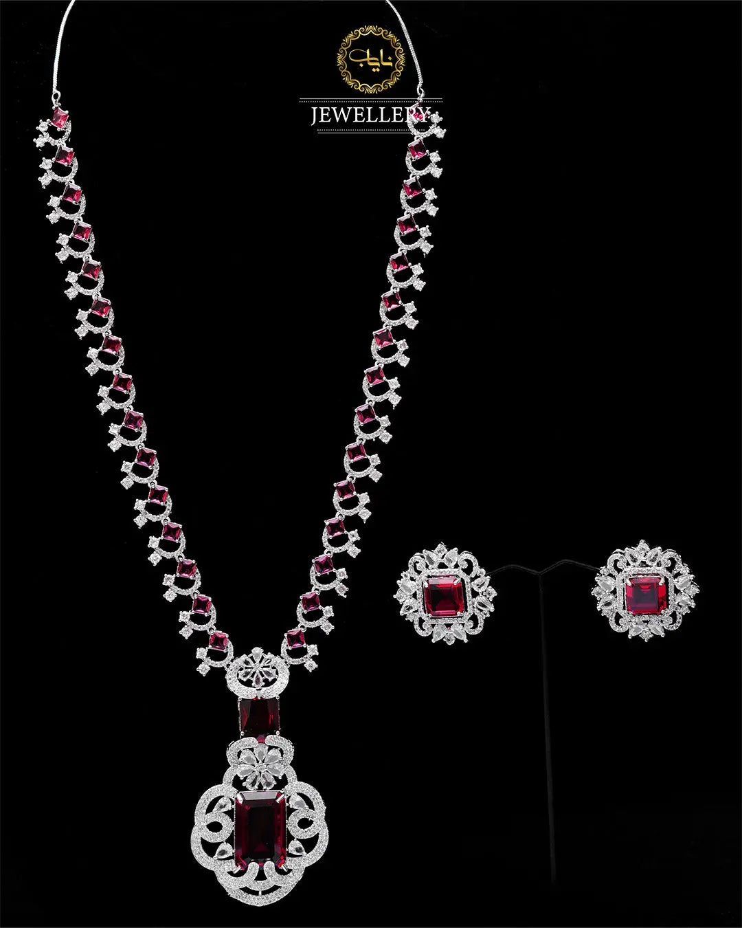 American Dimond with Doublet stones Nita Ambani Mala set-2015 Nayab Jewellery