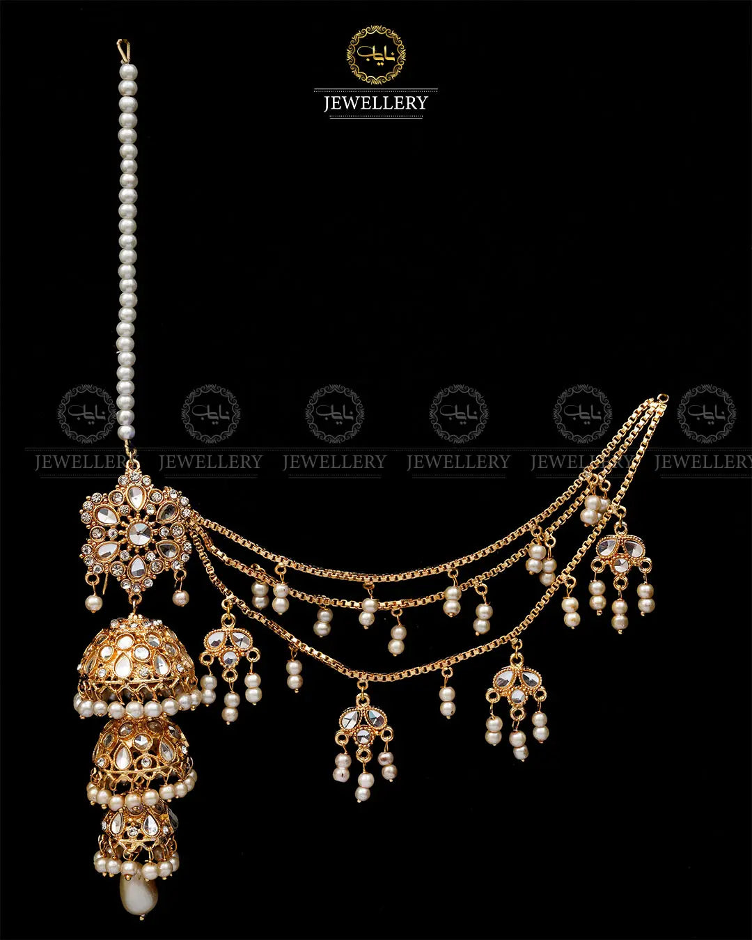 Bahubali 3 Step Jhumka NJ-1275 Nayab Jewellery