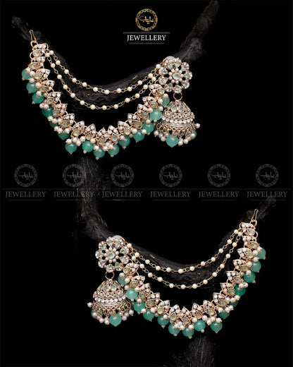 Bahubali sahara Jhumki-2103-Golden Nayab Jewellery
