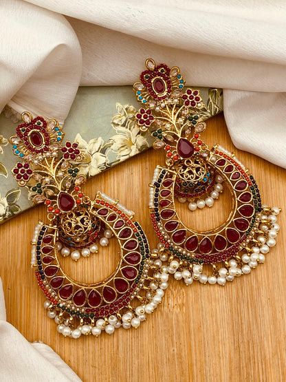 Noratan Jhumka (Big size) NJ-1452 Nayab Jewellery