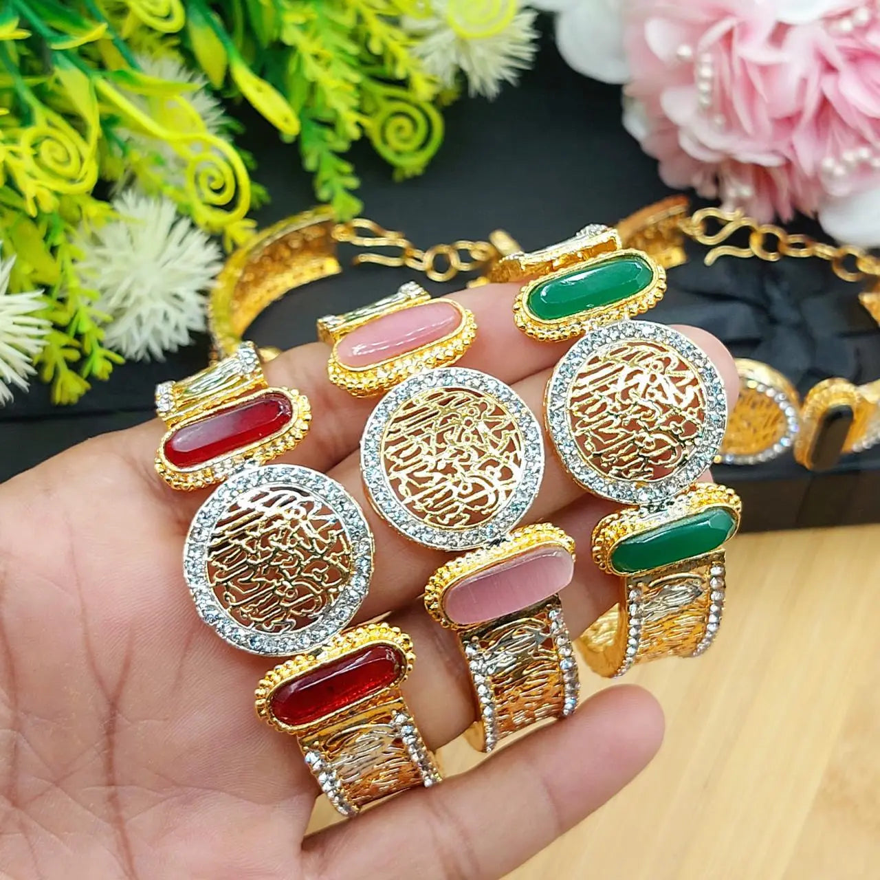 Calligraphy Kalma openable Bracelet -2251 Nayab Jewellery