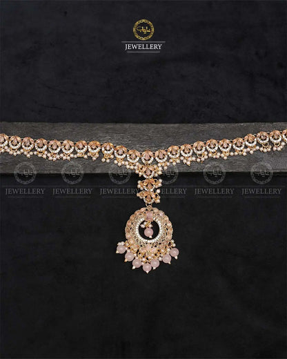 Chand Zarcon Sheesh Patti-2356-Golden Nayab Jewellery