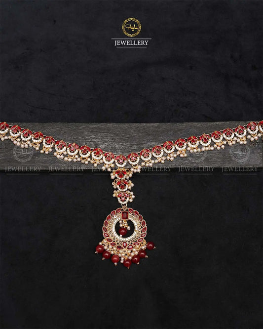 Chand Zarcon Sheesh Patti-2356-Golden Nayab Jewellery