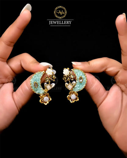 Crush Chand Bali  NJ -1724 Nayab Jewellery
