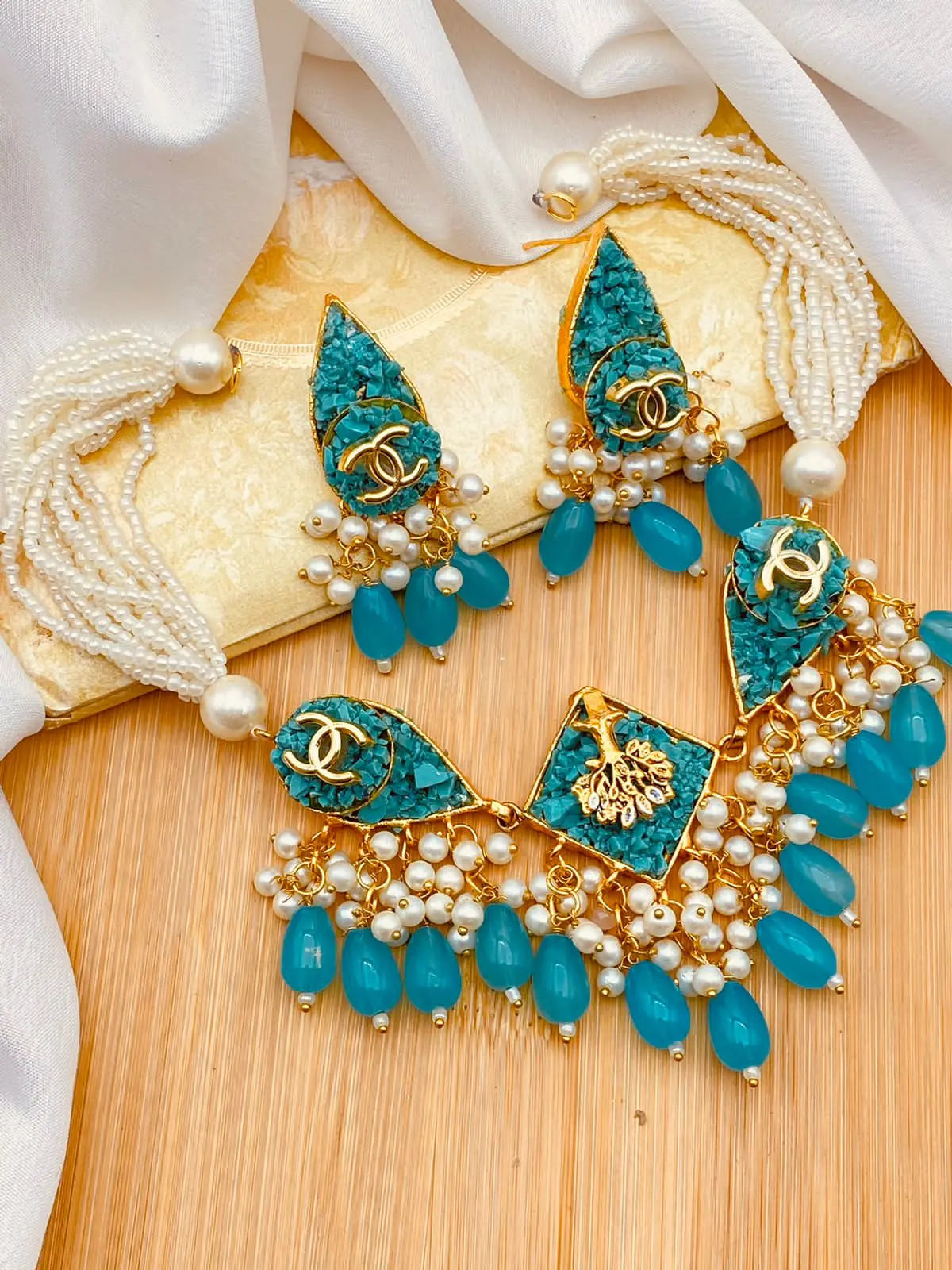 Crush Chokar set NJ-1634 Nayab Jewellery