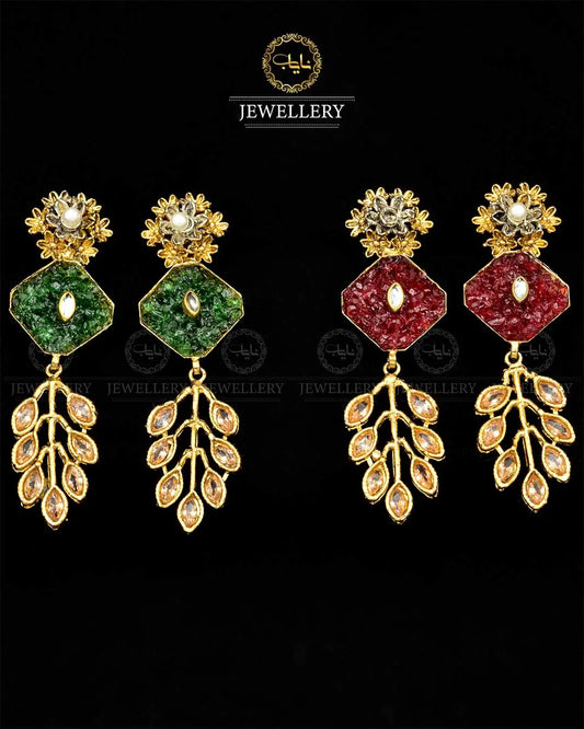 Crush Earrings NJ-1809 Nayab Jewellery