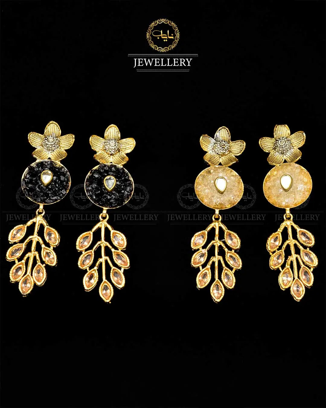 Crush Earrings NJ-1809 Nayab Jewellery