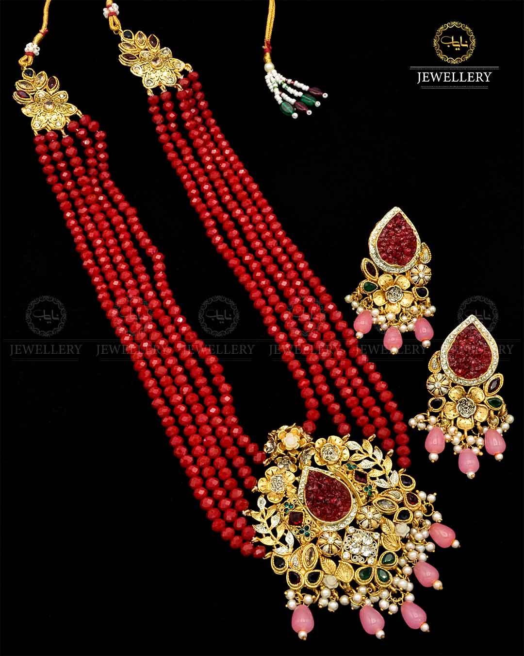 Crush Mala setNJ-1796 Nayab Jewellery