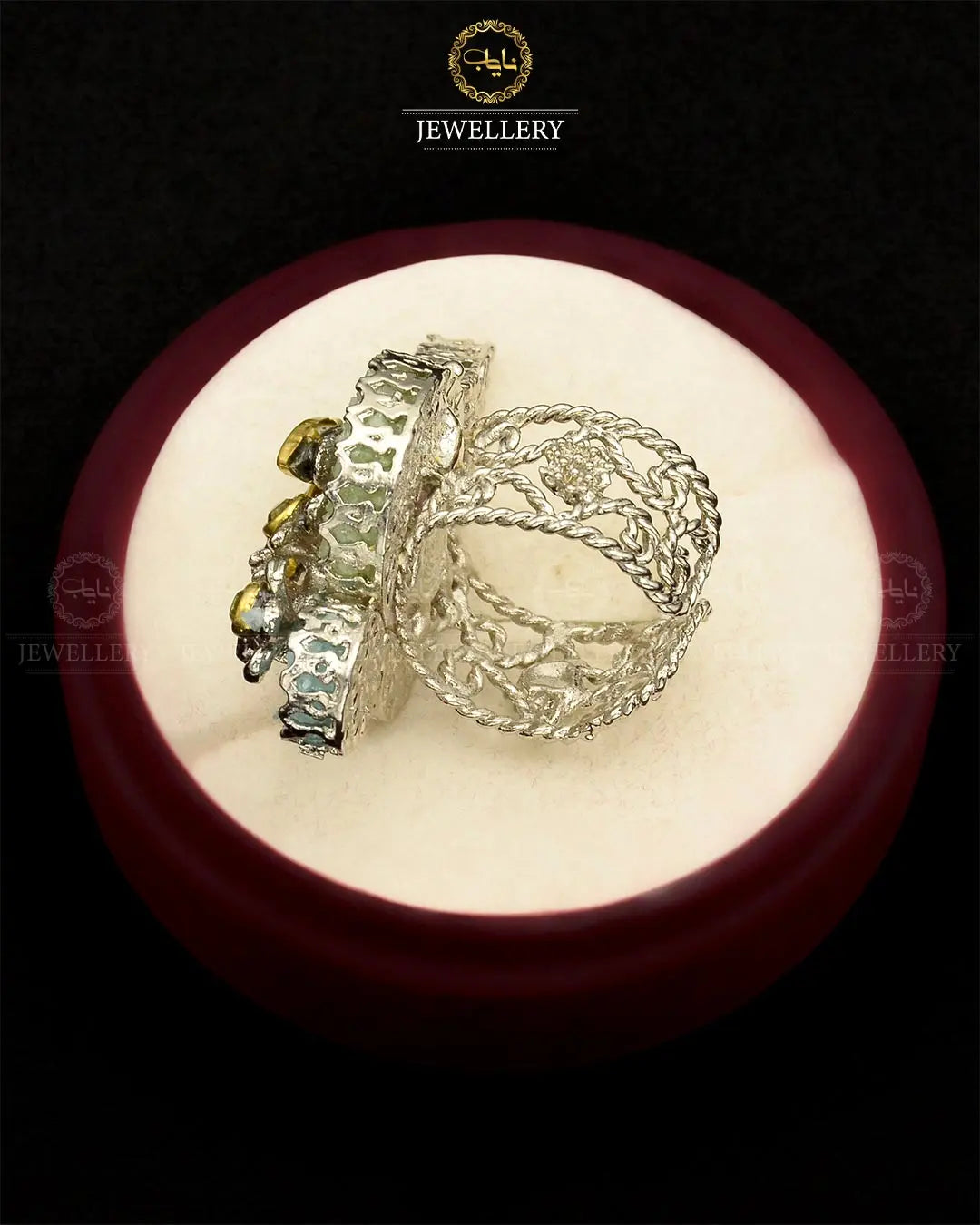 Designer Crush Ring Size adjustable NJ-1782 Nayab Jewellery