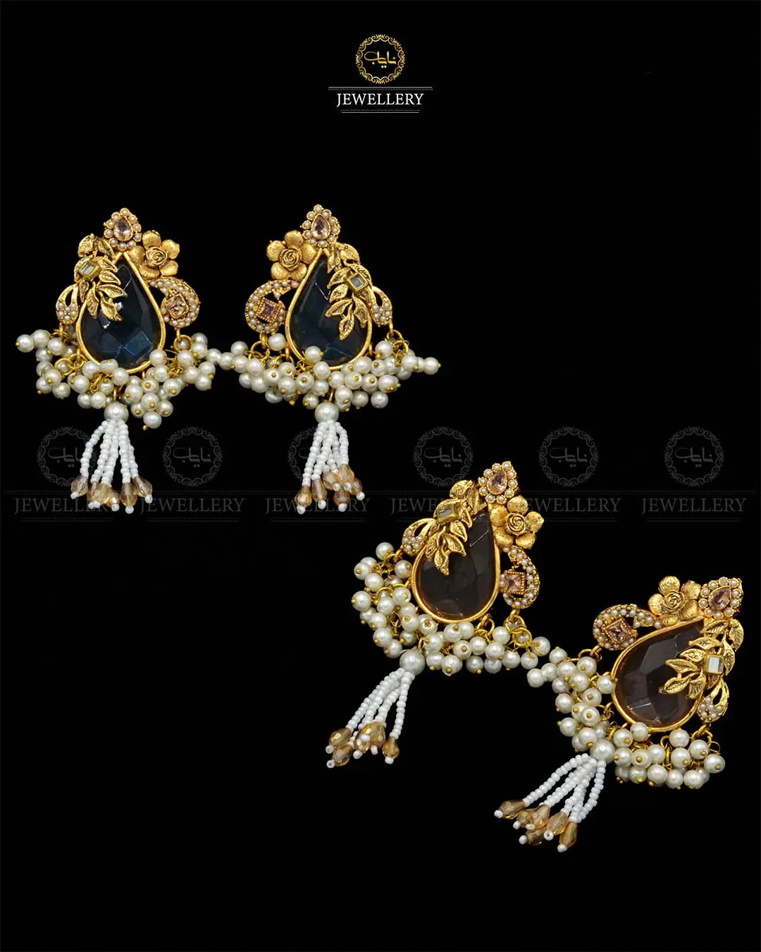 Designer Earrings with Tassel NJ-1897 Nayab Jewellery