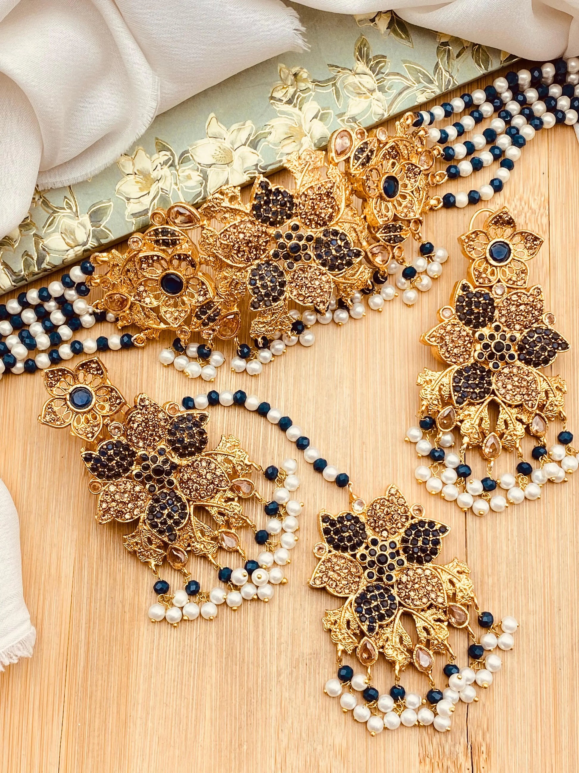 Designer Hand made Chokar set-2351 Nayab Jewellery