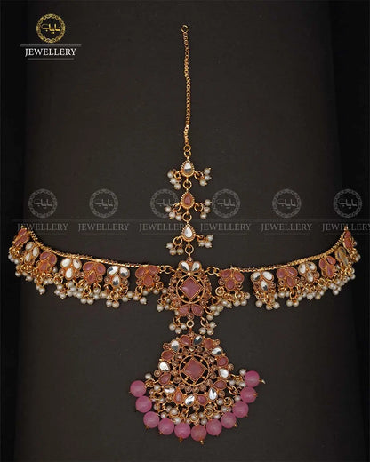 Designer Kundan Matha Patti -2041-Golden Nayab Jewellery