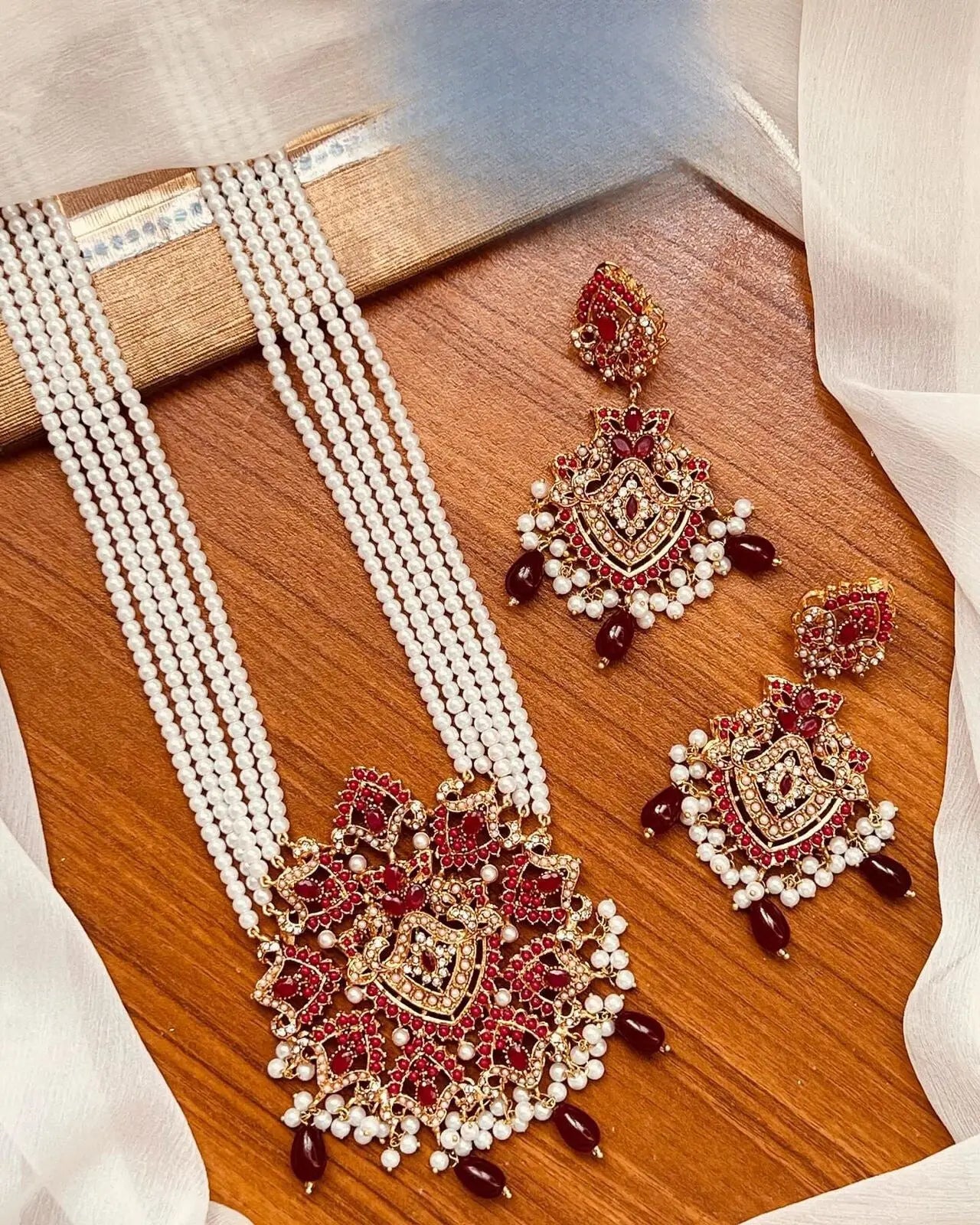 Designer Mala set NJ -1670 Nayab Jewellery