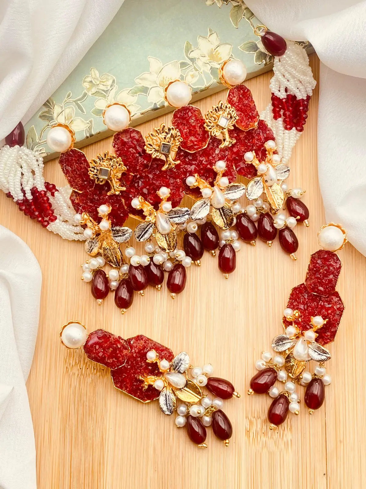 Designer crush Chokar set -1986 Nayab Jewellery
