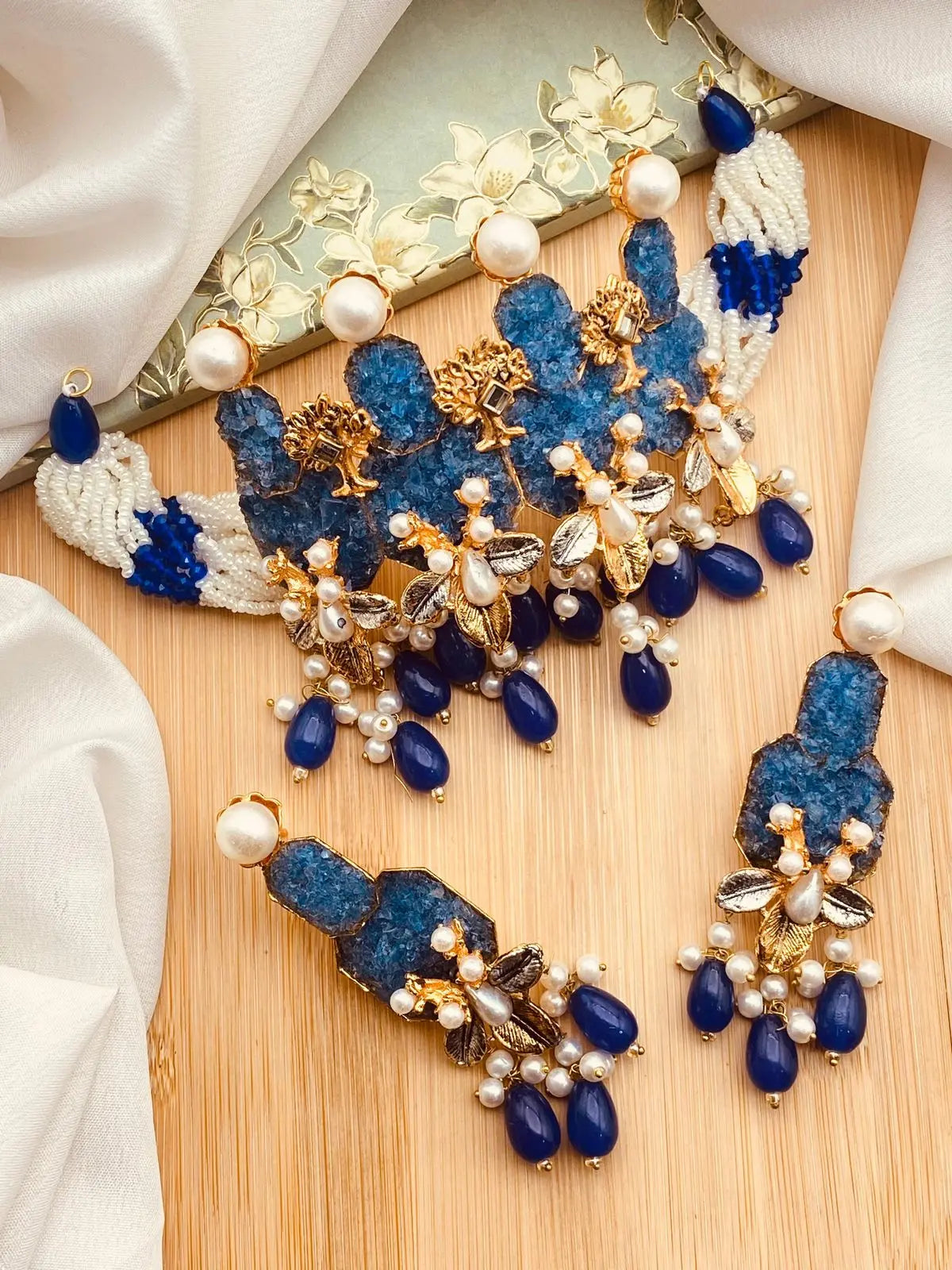 Designer crush Chokar set -1986 Nayab Jewellery