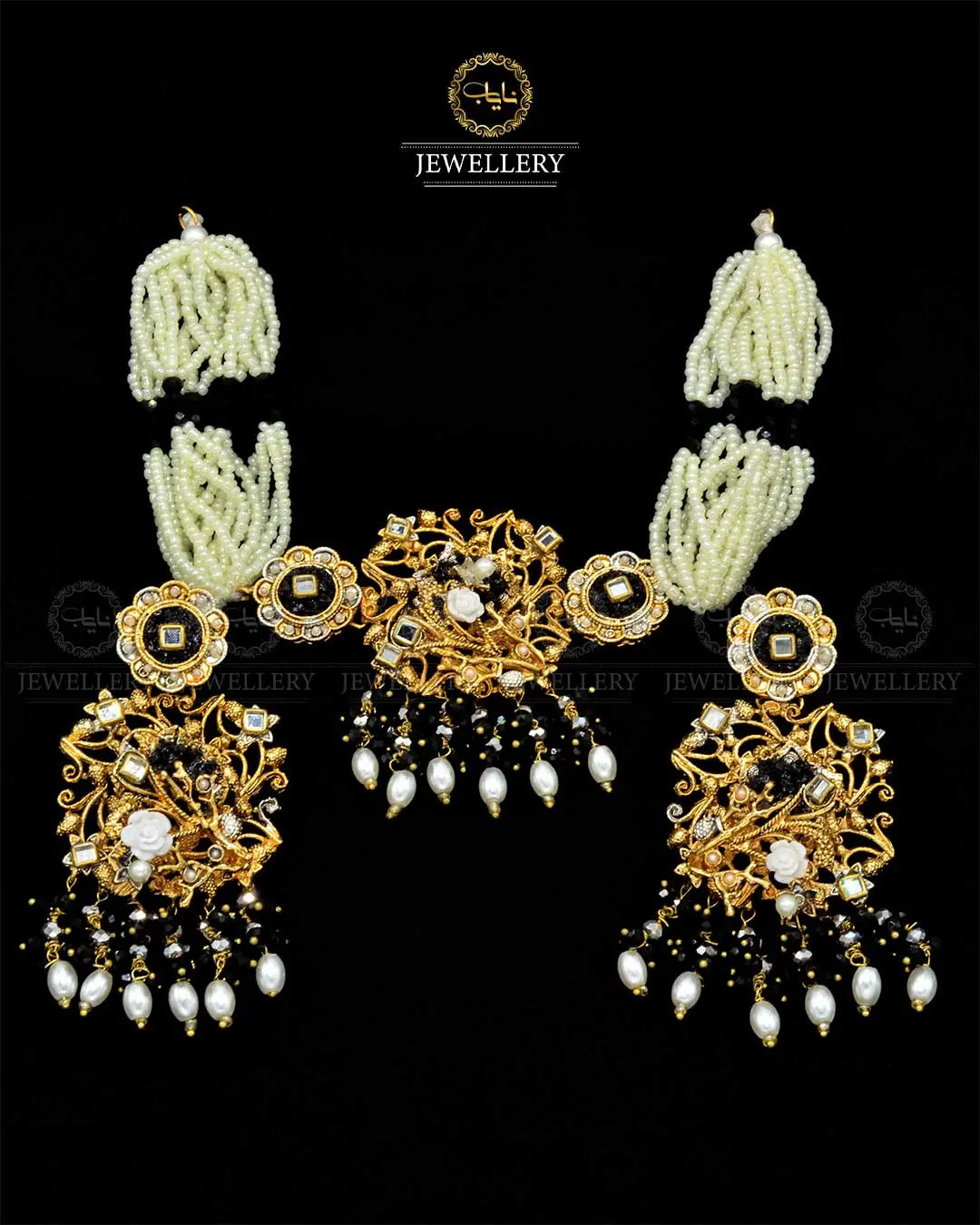 Designer crush Chokar set NJ-1883 Nayab Jewellery