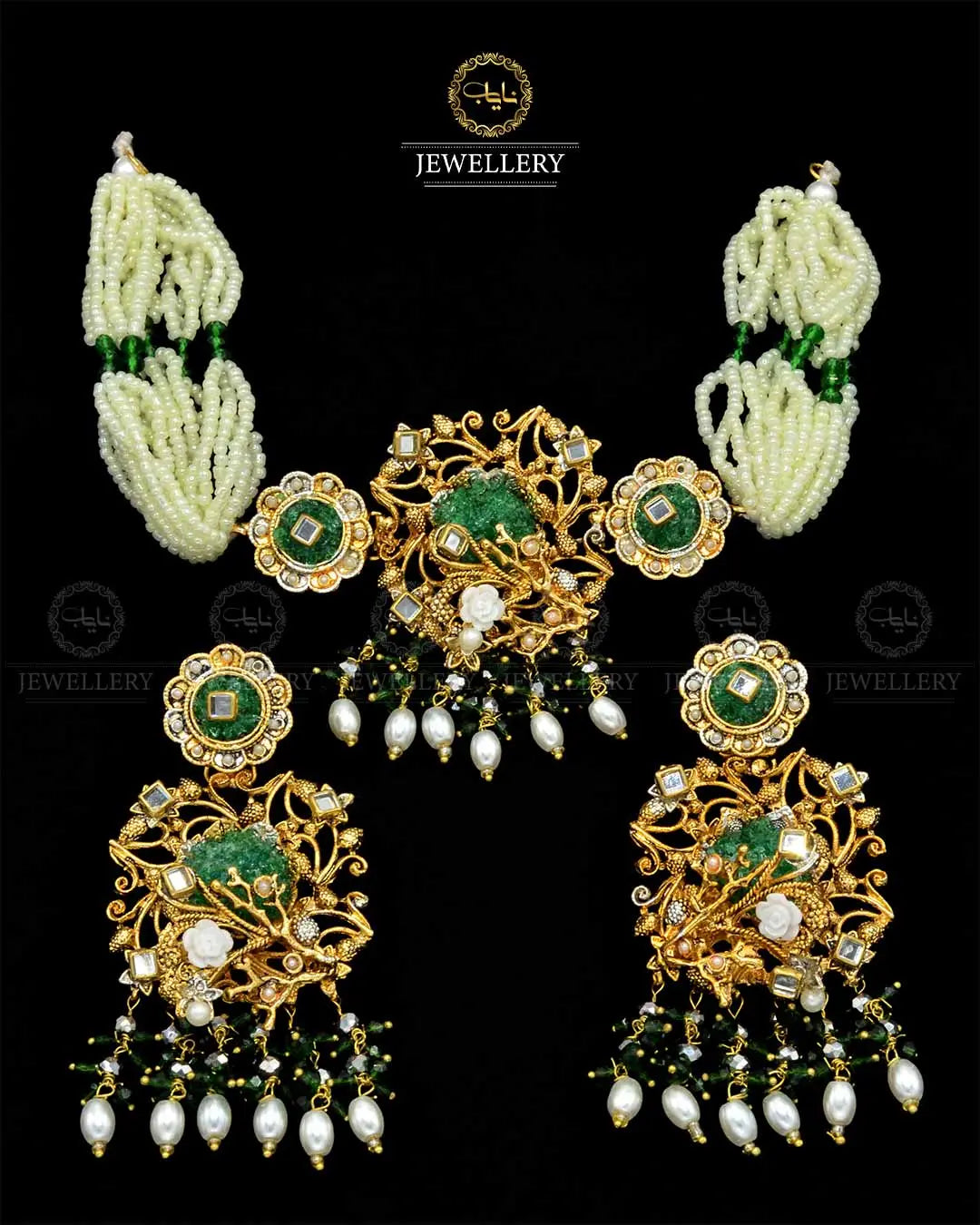 Designer crush Chokar set NJ-1883 Nayab Jewellery