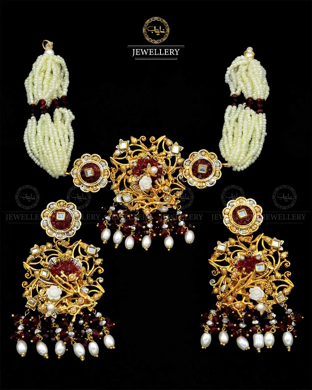 Designer crush Chokar set NJ-1883 Nayab Jewellery