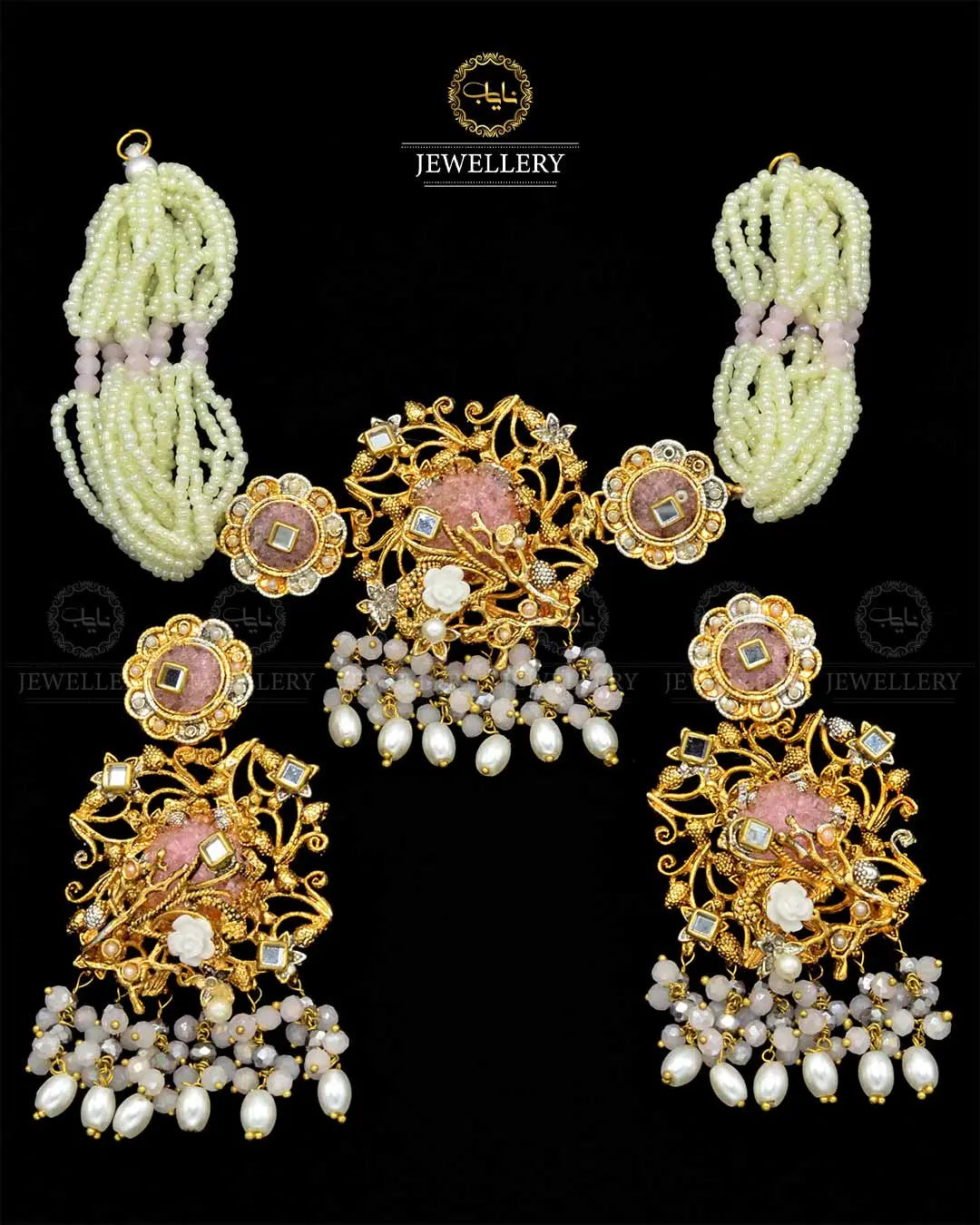 Designer crush Chokar set NJ-1883 Nayab Jewellery