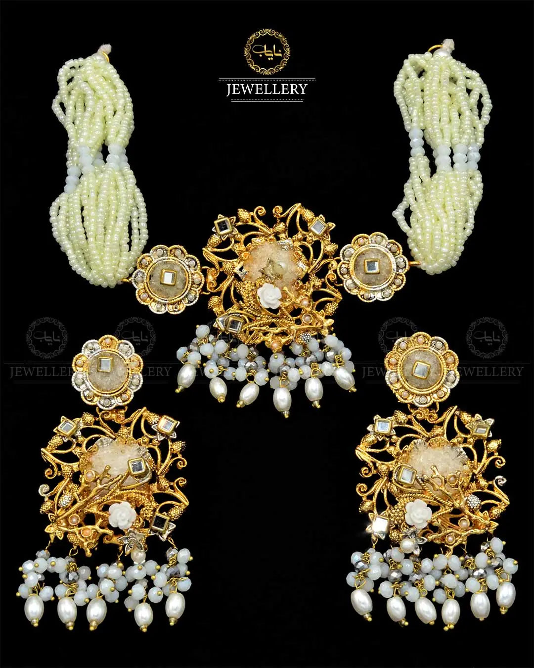 Designer crush Chokar set NJ-1883 Nayab Jewellery