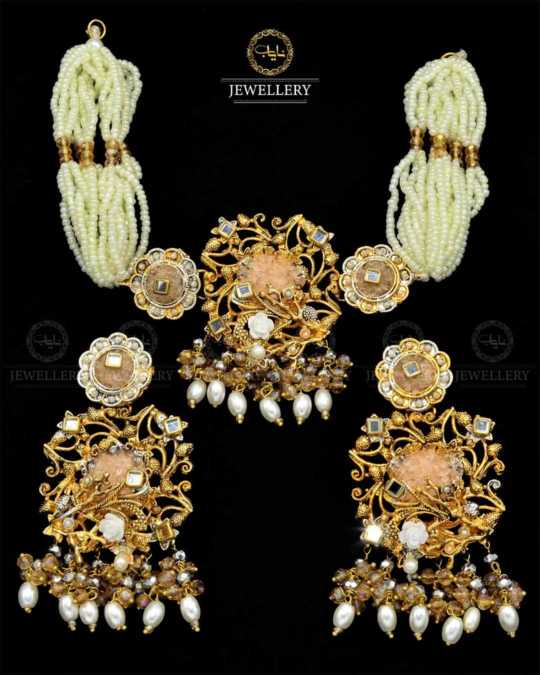 Designer crush Chokar set NJ-1883 Nayab Jewellery