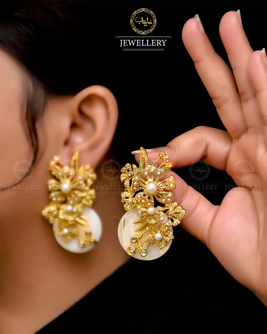 Designer seep Earrings NJ-1667 Nayab Jewellery