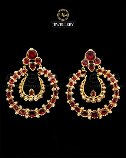 Designer zarcon Hoops NJ-1892 Nayab Jewellery