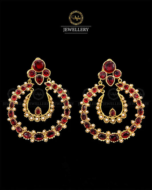 Designer zarcon Hoops NJ-1892 Nayab Jewellery
