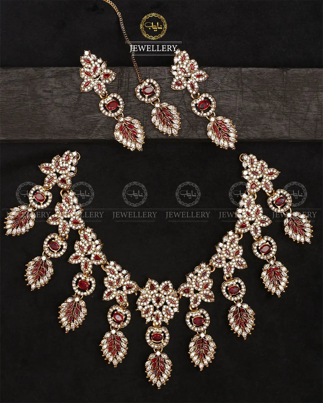 Dilkash Zarcon Necklace set-2354 Nayab Jewellery