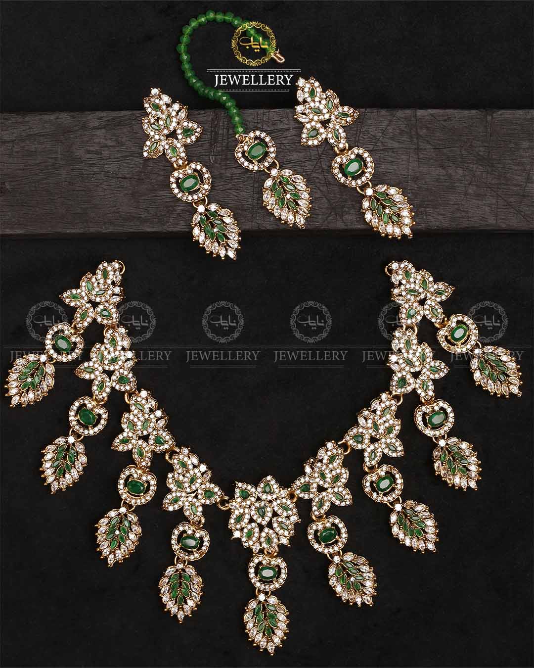 Dilkash Zarcon Necklace set-2354 Nayab Jewellery