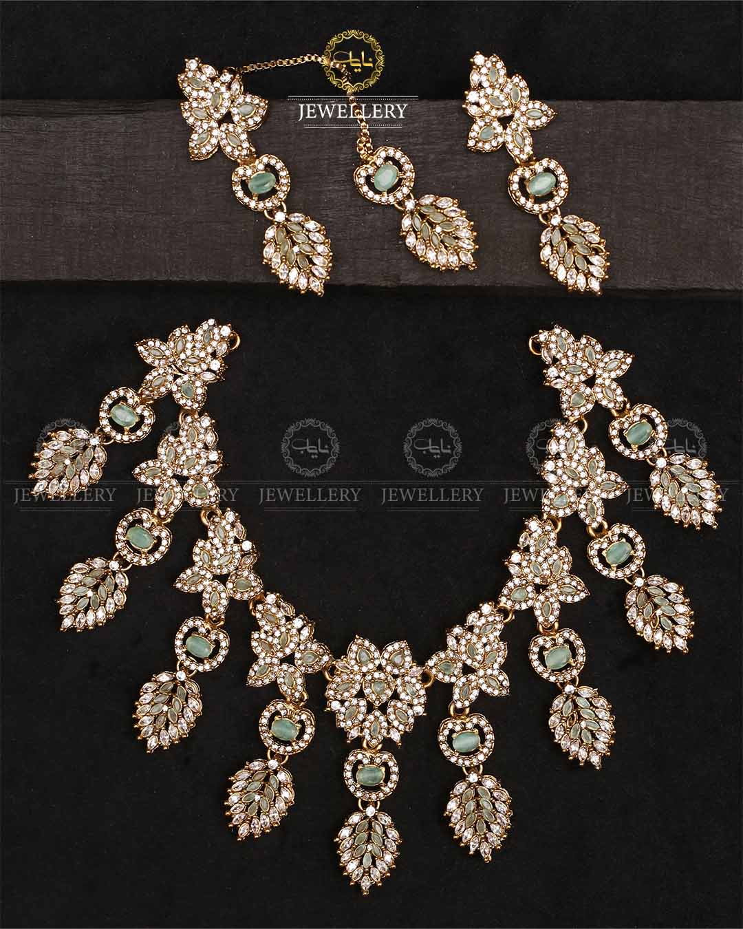 Dilkash Zarcon Necklace set-2354 Nayab Jewellery