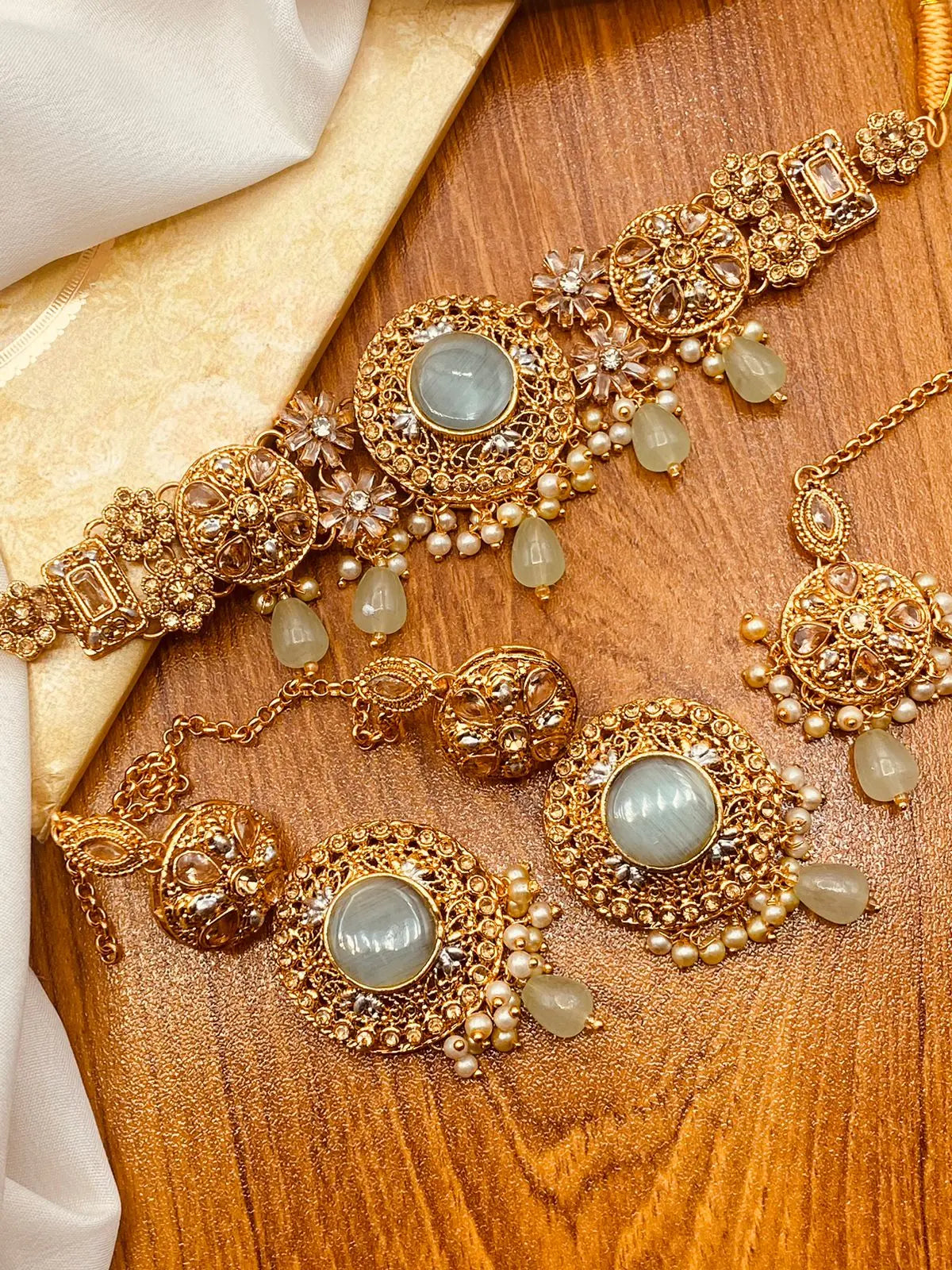 Egyptian Chokar Set NJ-1084 Nayab Jewellery