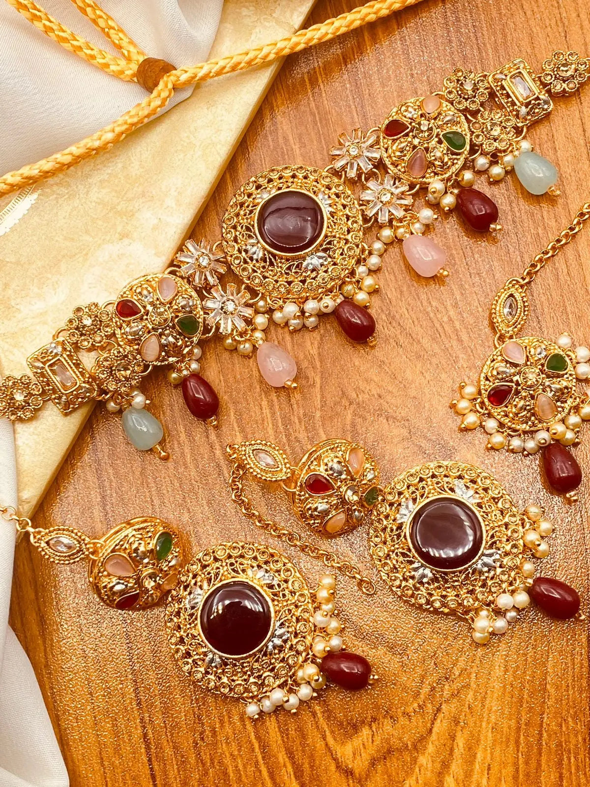 Egyptian Chokar Set NJ-1084 Nayab Jewellery