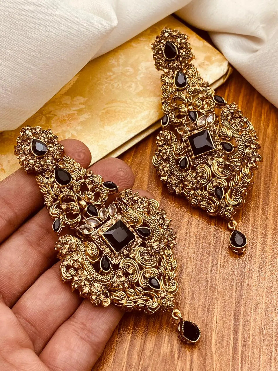 Egyptian Earrings  NJ-1419 Nayab Jewellery