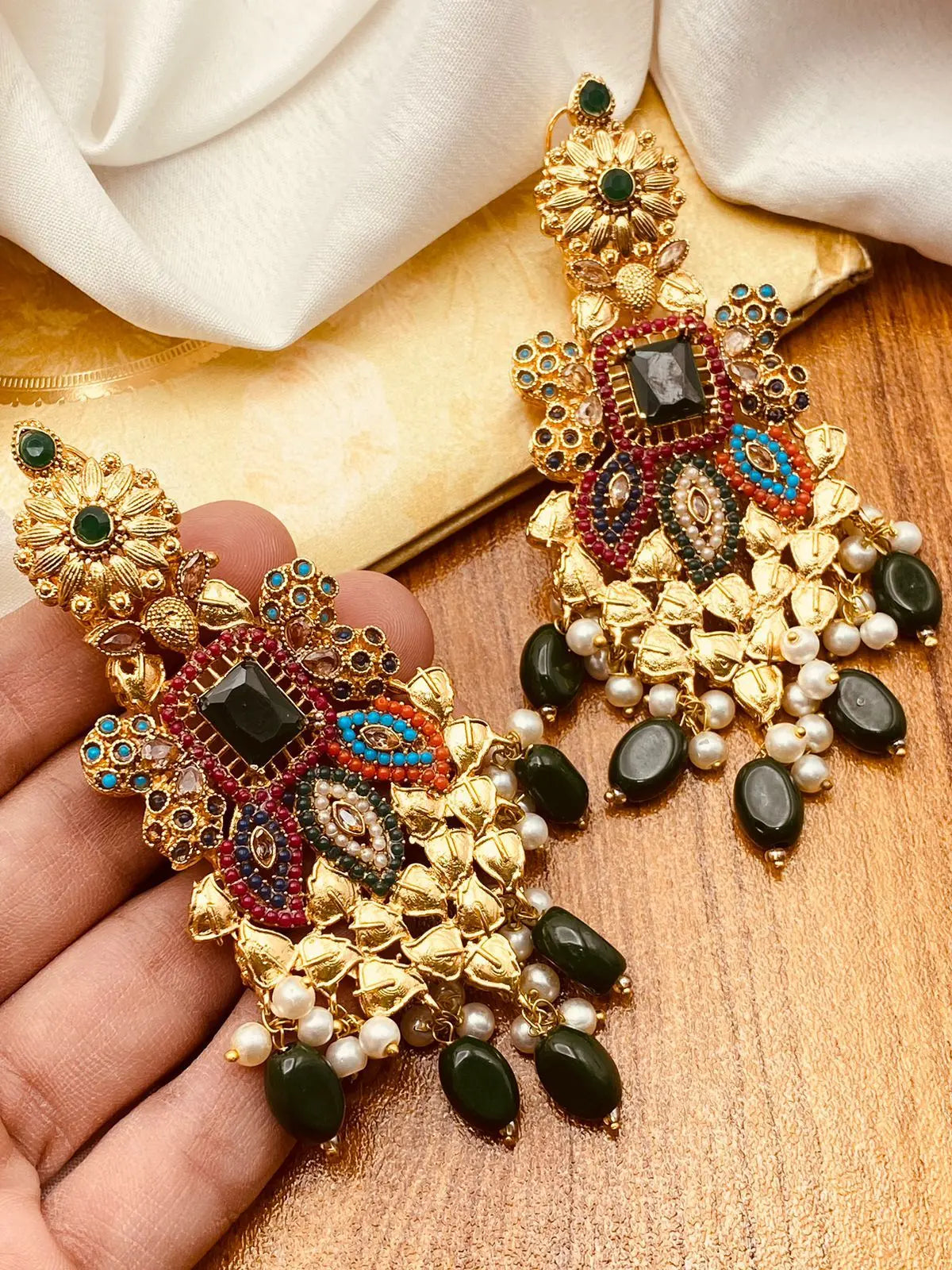 Egyptian Earrings NJ -1662 Nayab Jewellery