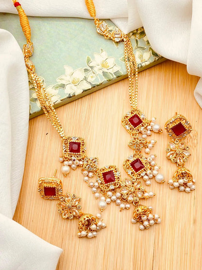 Egyptian Half Mala With Jhumki -2022 Nayab Jewellery