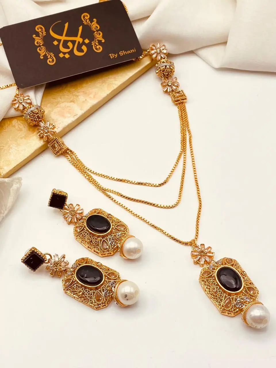 Egyptian Mala set NJ-1178 Nayab Jewellery