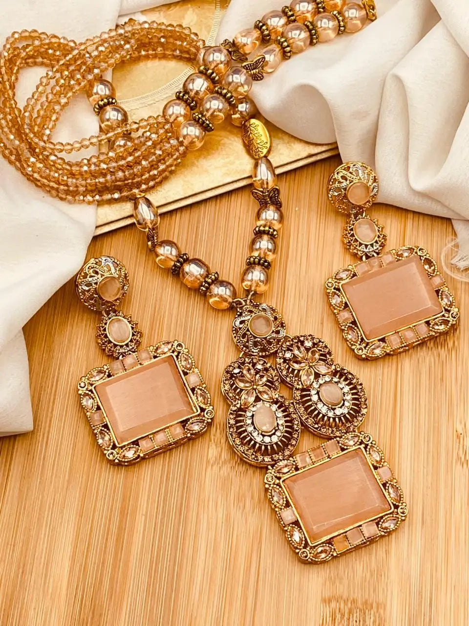 Egyptian Mala set NJ-1599 Nayab Jewellery