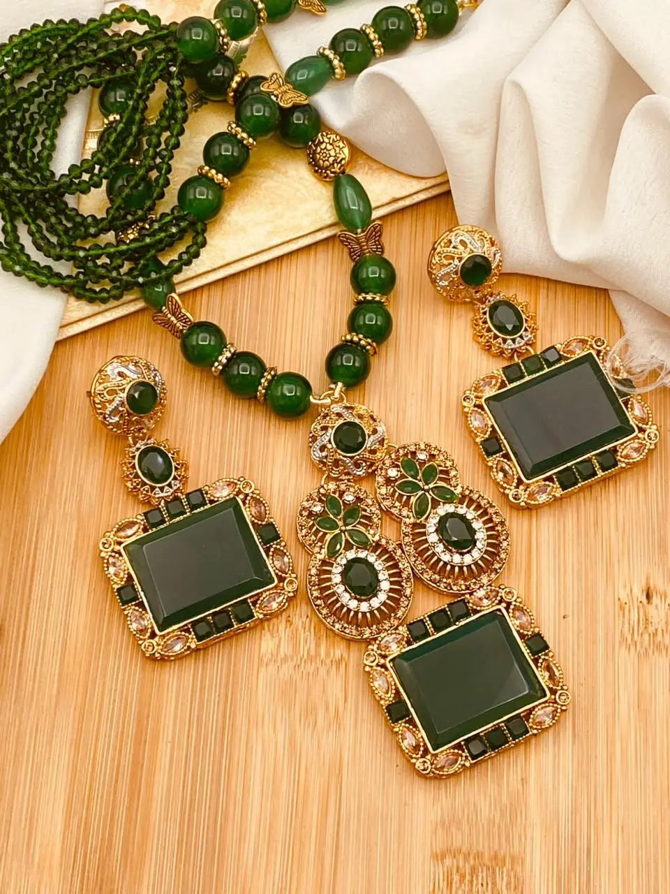 Egyptian Mala set NJ-1599 Nayab Jewellery