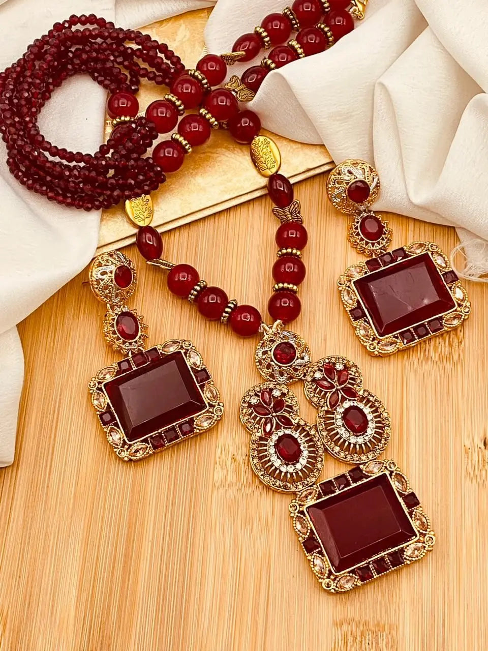 Egyptian Mala set NJ-1599 Nayab Jewellery