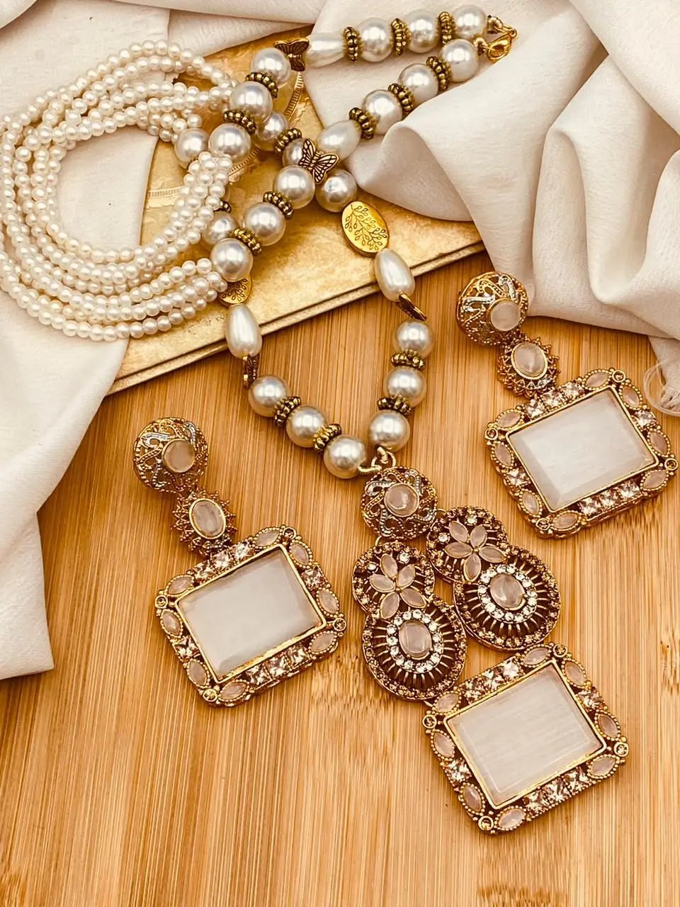 Egyptian Mala set NJ-1599 Nayab Jewellery