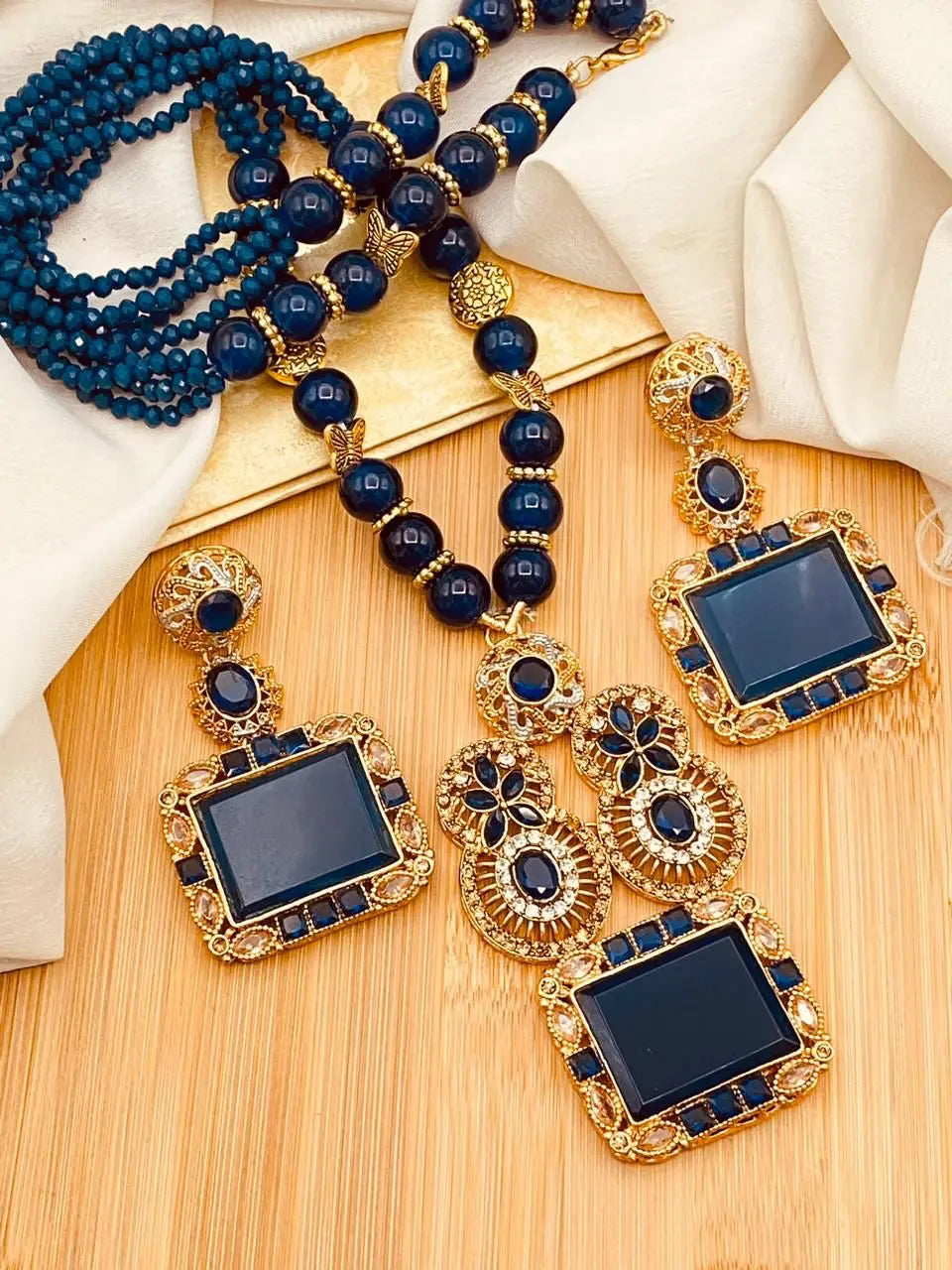 Egyptian Mala set NJ-1599 Nayab Jewellery