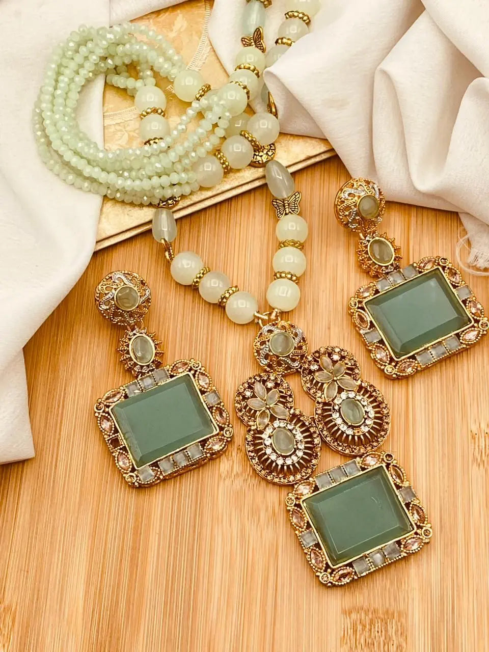 Egyptian Mala set NJ-1599 Nayab Jewellery