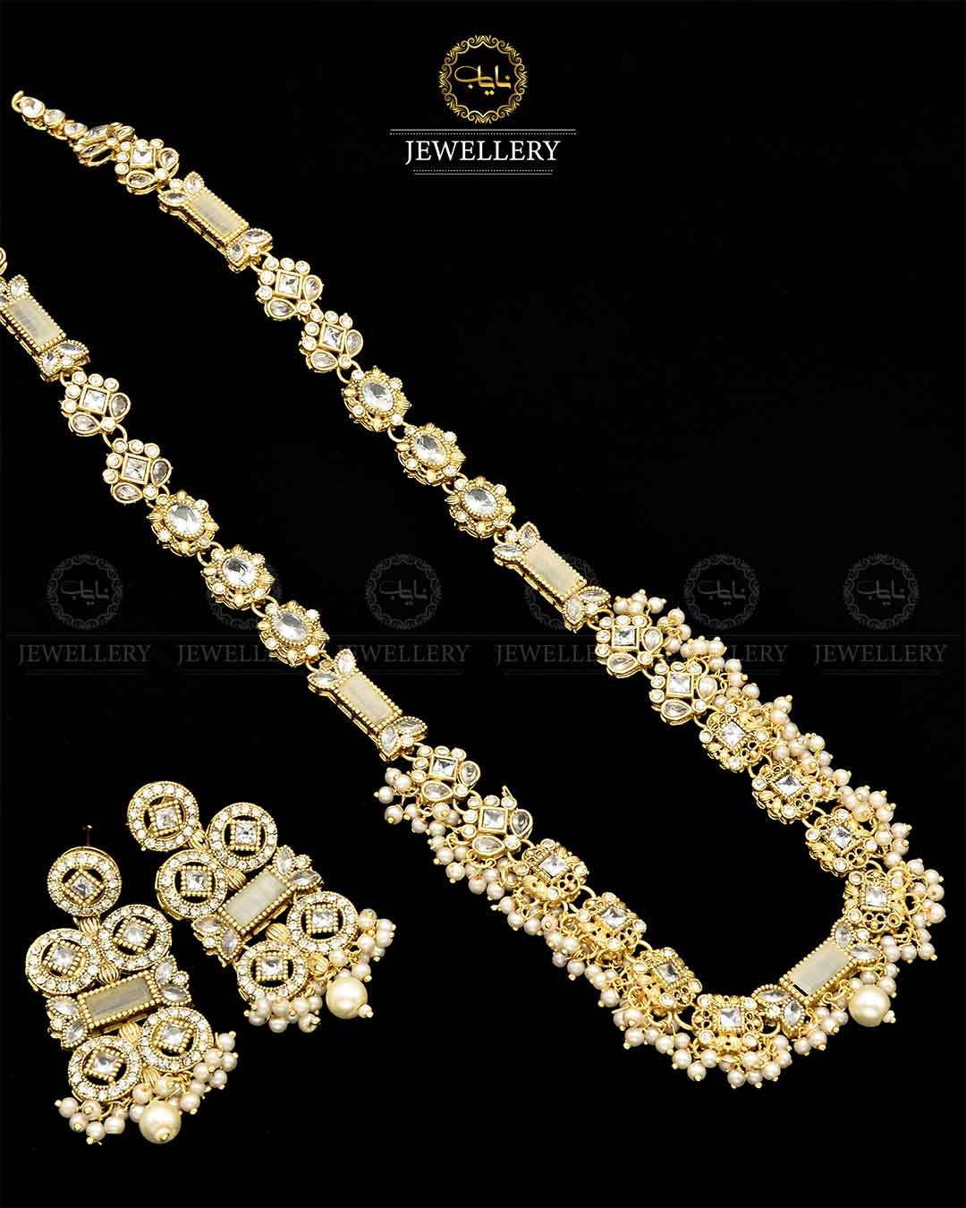 Egyptian Mala set NJ-1794-G Nayab Jewellery