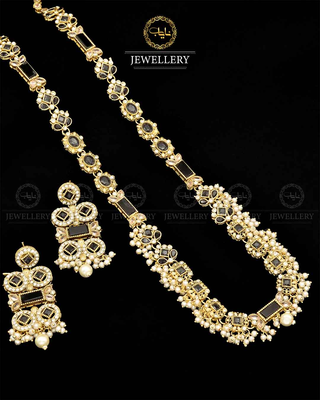 Egyptian Mala set NJ-1794-G Nayab Jewellery