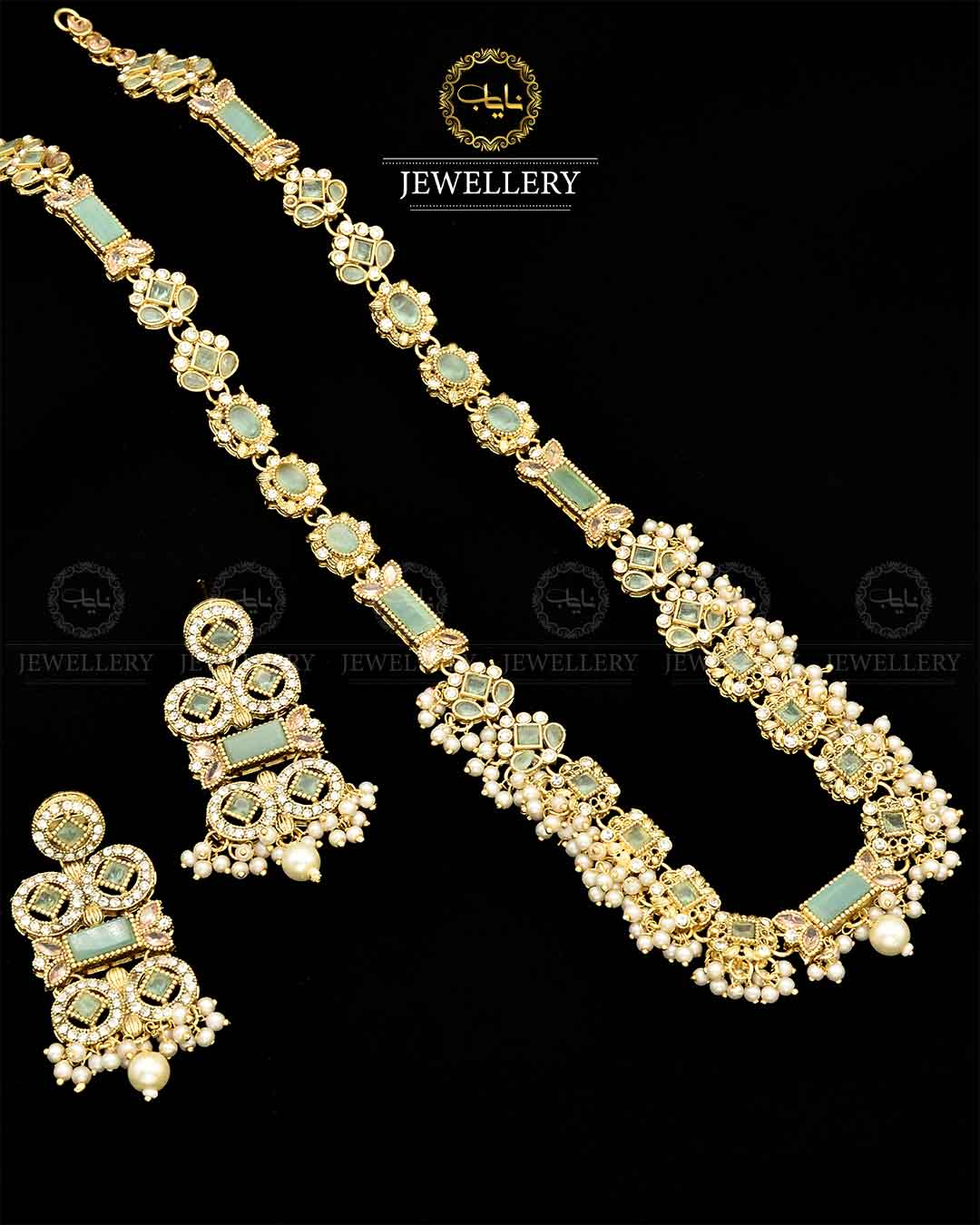 Egyptian Mala set NJ-1794-G Nayab Jewellery