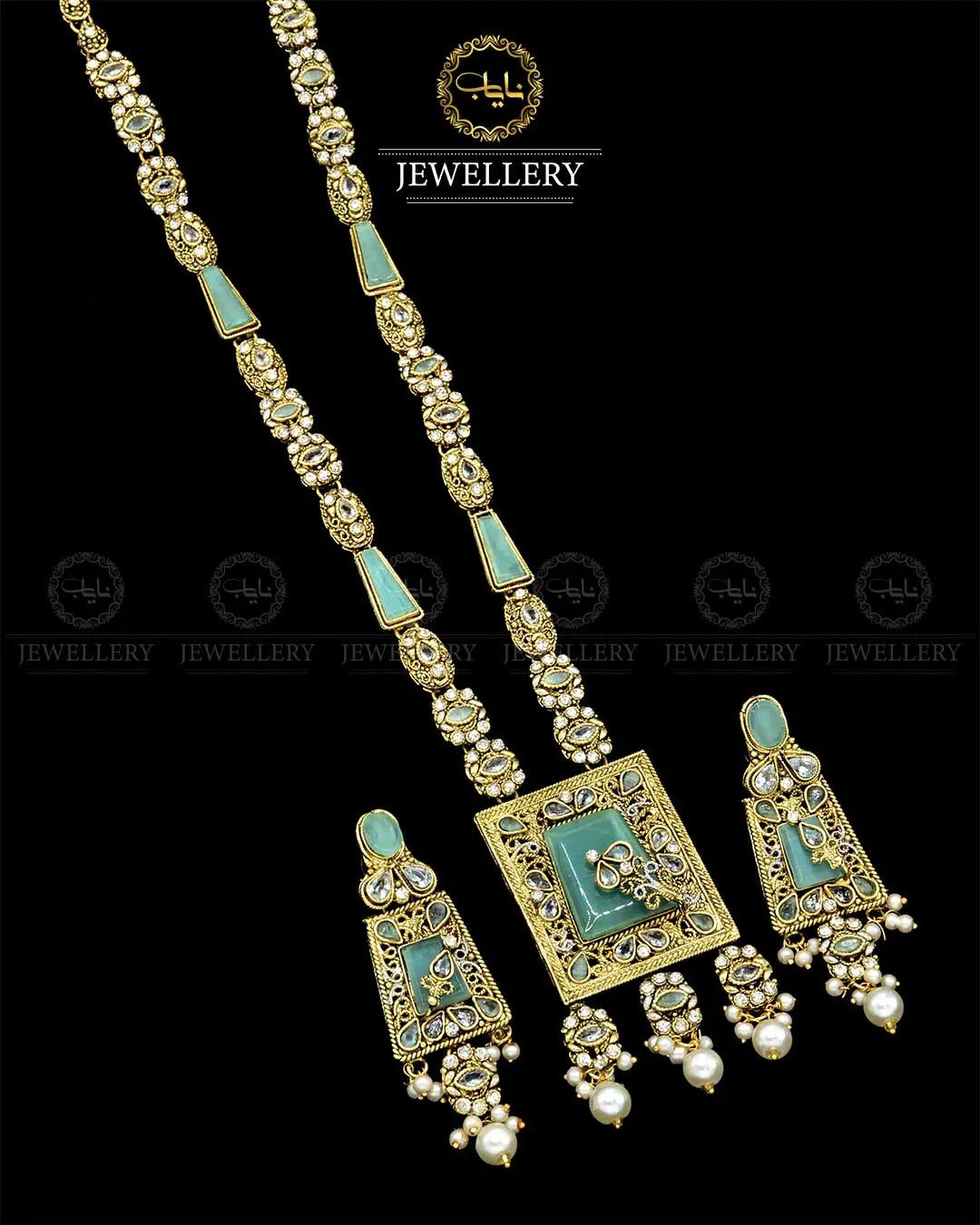 Egyptian Mala set NJ-1840-G Nayab Jewellery