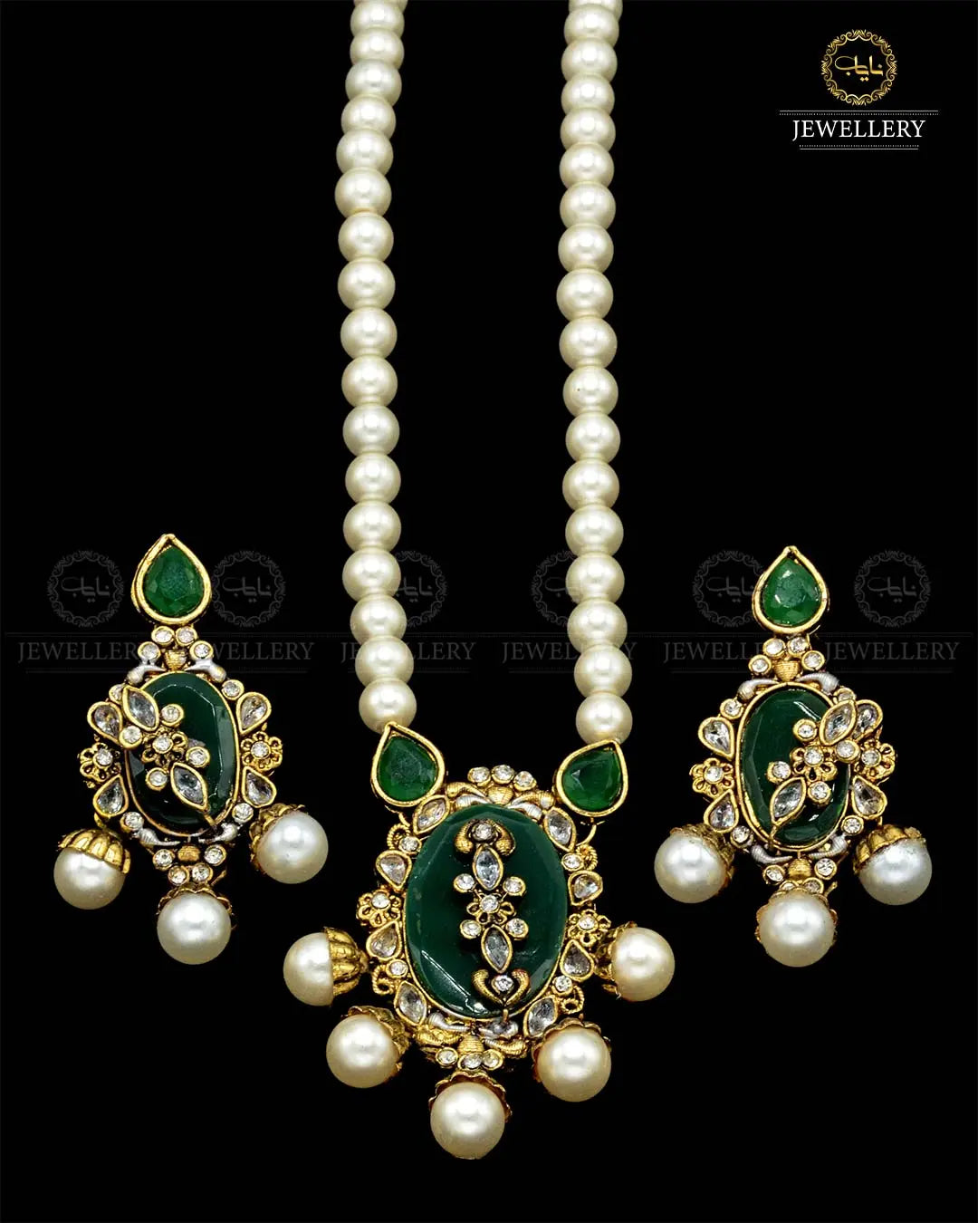 Egyptian Mala set NJ-1858 Nayab Jewellery