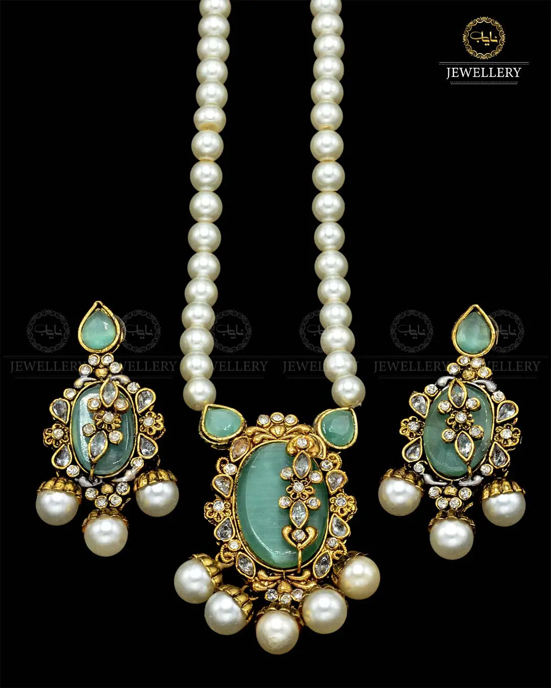 Egyptian Mala set NJ-1858 Nayab Jewellery