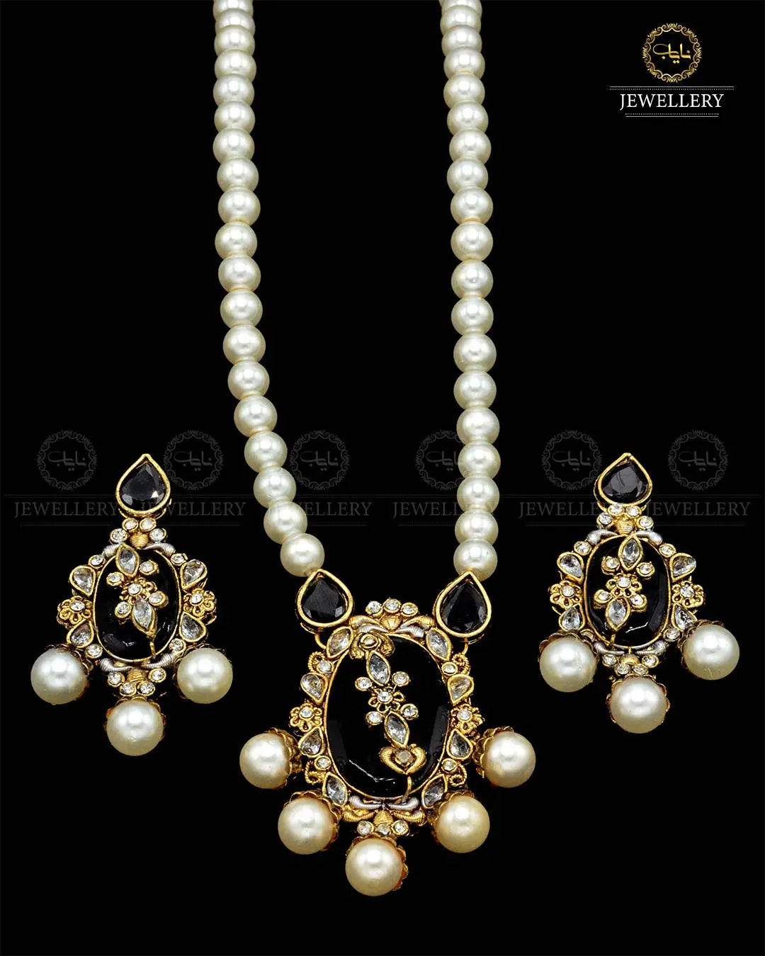 Egyptian Mala set NJ-1858 Nayab Jewellery